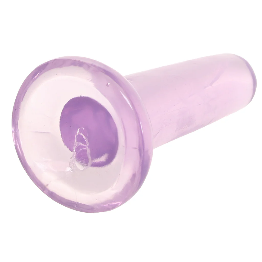 RealRock 5 Inch Straight Dildo in Purple - Image 5