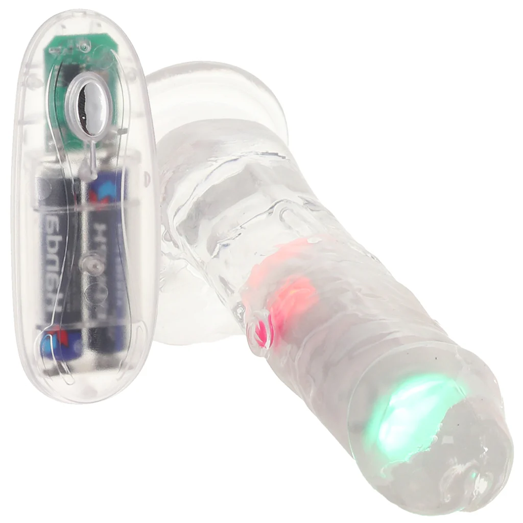 RealRock 6 Inch Light Up Vibrating Ballsy Dildo - Image 2