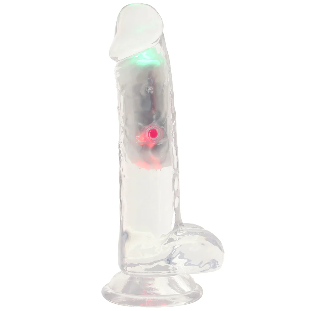 RealRock 7 Inch Light Up Vibrating Ballsy Dildo - Image 3
