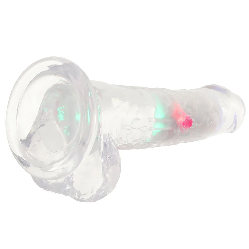 RealRock 7 Inch Light Up Vibrating Ballsy Dildo - Image 5