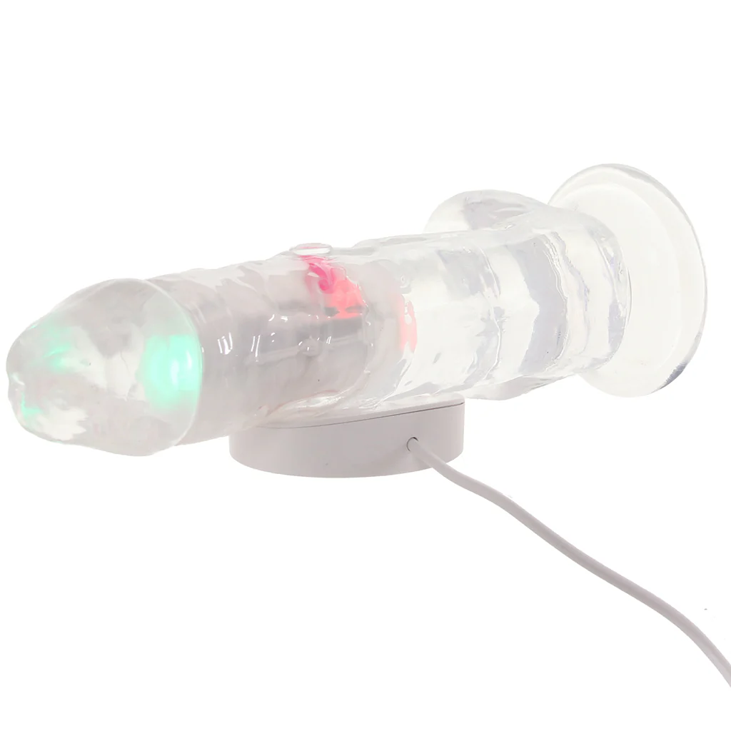 RealRock 7 Inch Light Up Vibrating Ballsy Dildo - Image 6