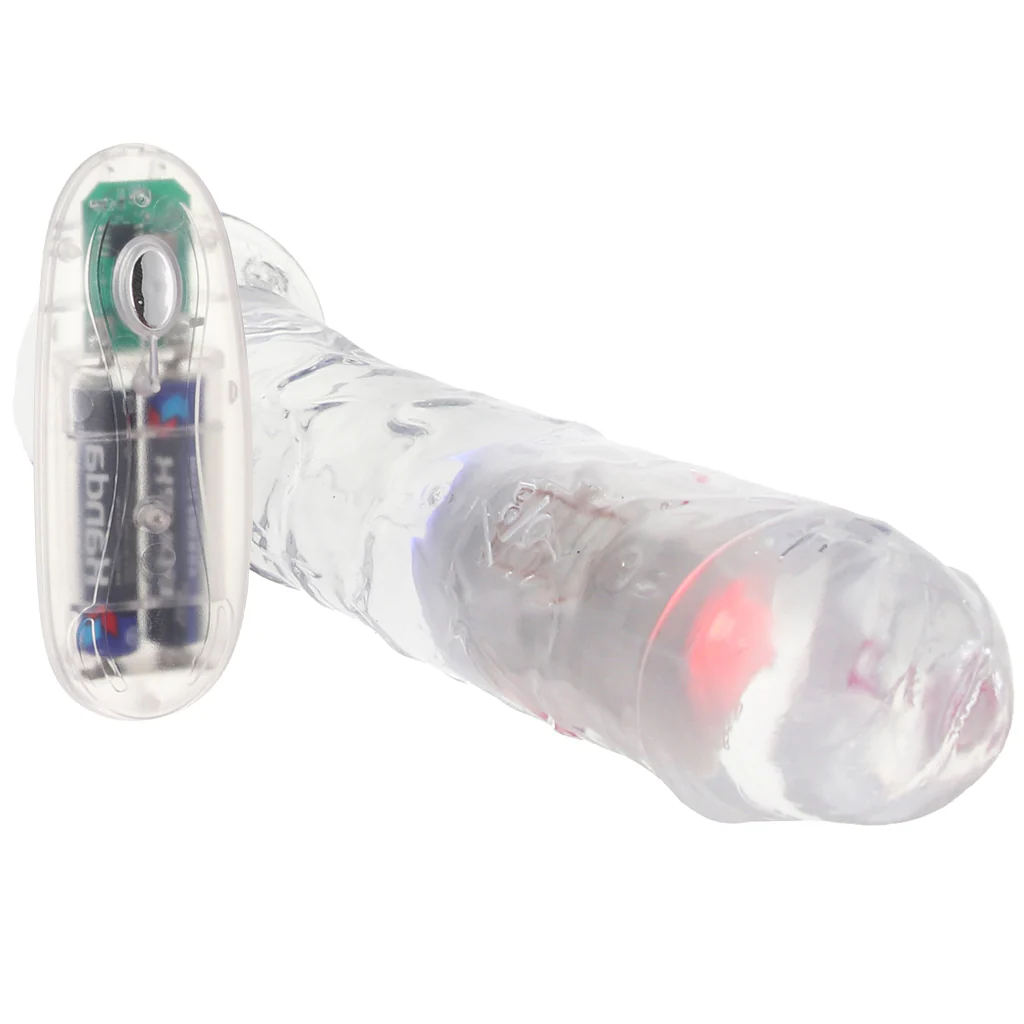 RealRock 7 Inch Light Up Vibrating Dildo - Image 2