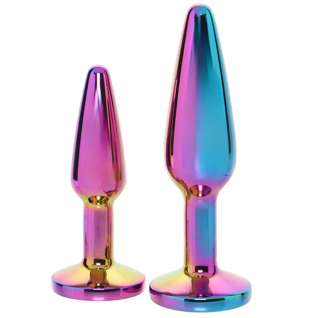 Rear Assets 2 Piece Butt Plug Kit in Multicolour - Image 5