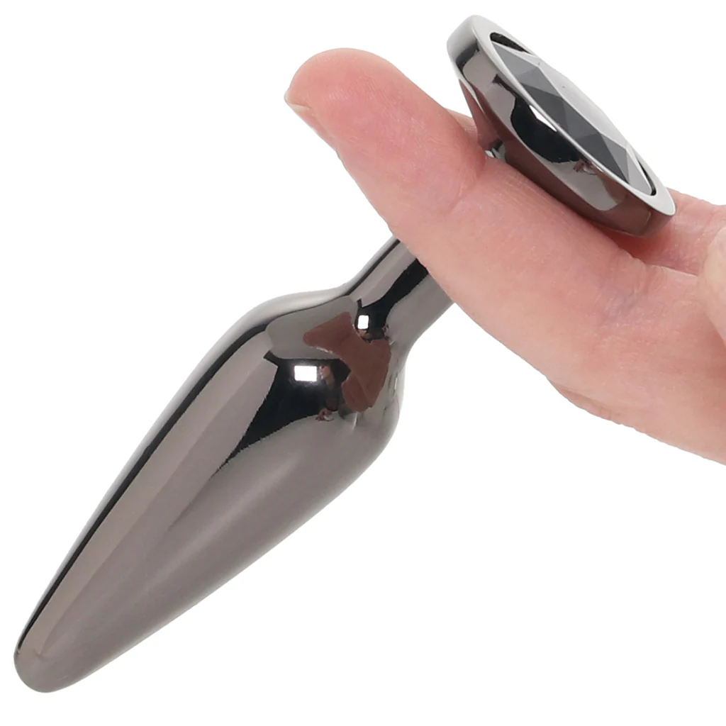 Rear Assets 2 Piece Butt Plug Kit in Gunmetal - Image 7