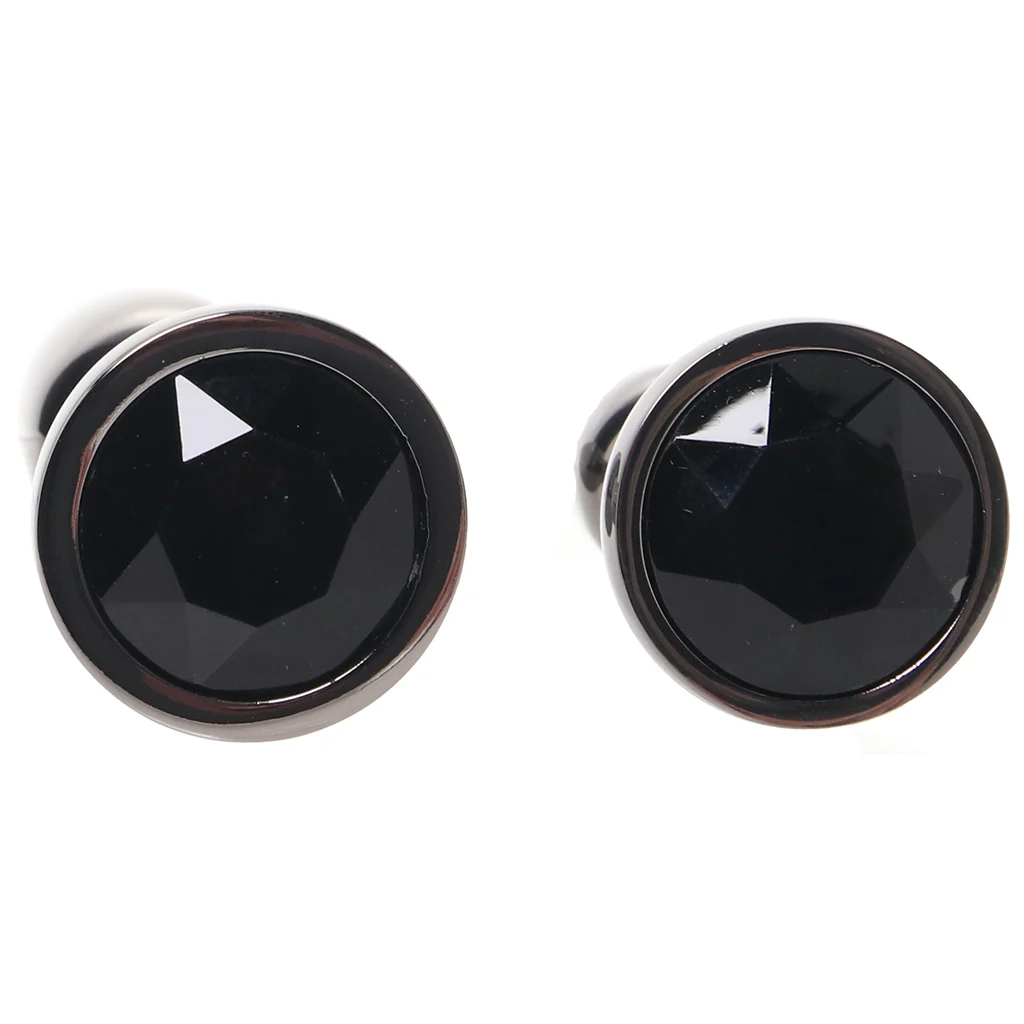 Rear Assets 2 Piece Butt Plug Kit in Gunmetal - Image 8
