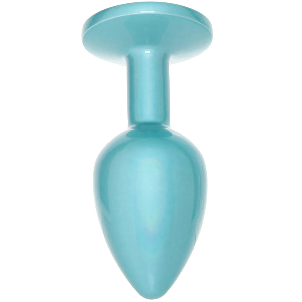 Rear Assets 3 Piece Metal Butt Plug Kit in Teal - Image 7