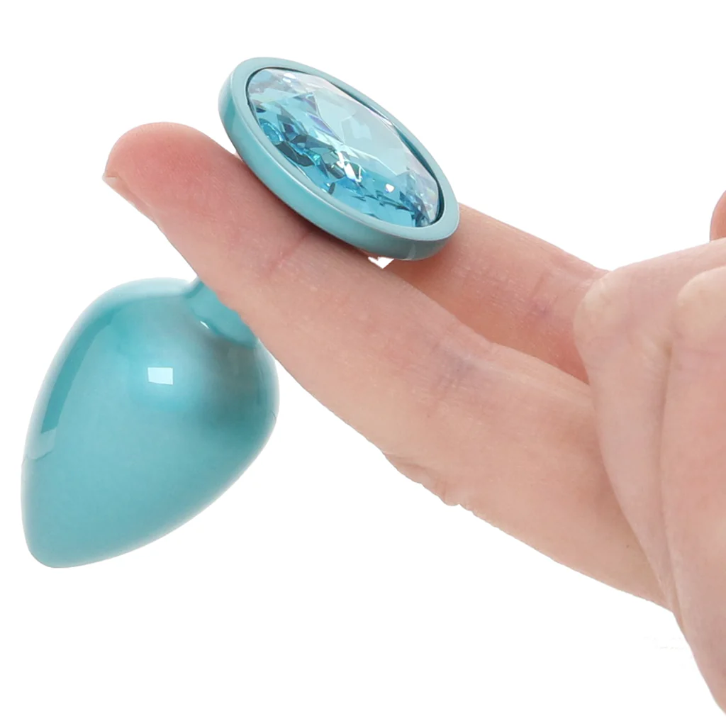 Rear Assets 3 Piece Metal Butt Plug Kit in Teal - Image 8