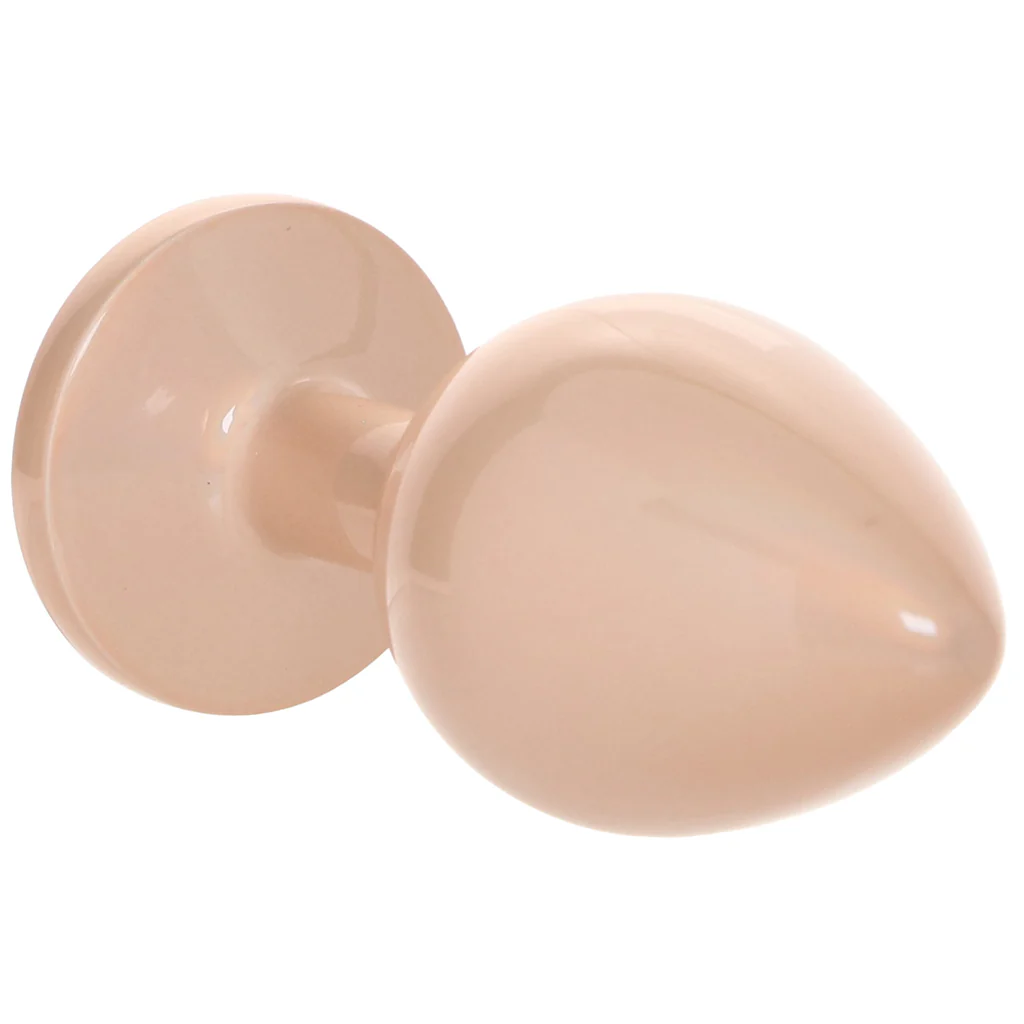 Rear Assets Medium Metal Butt Plug in Champagne - Image 2