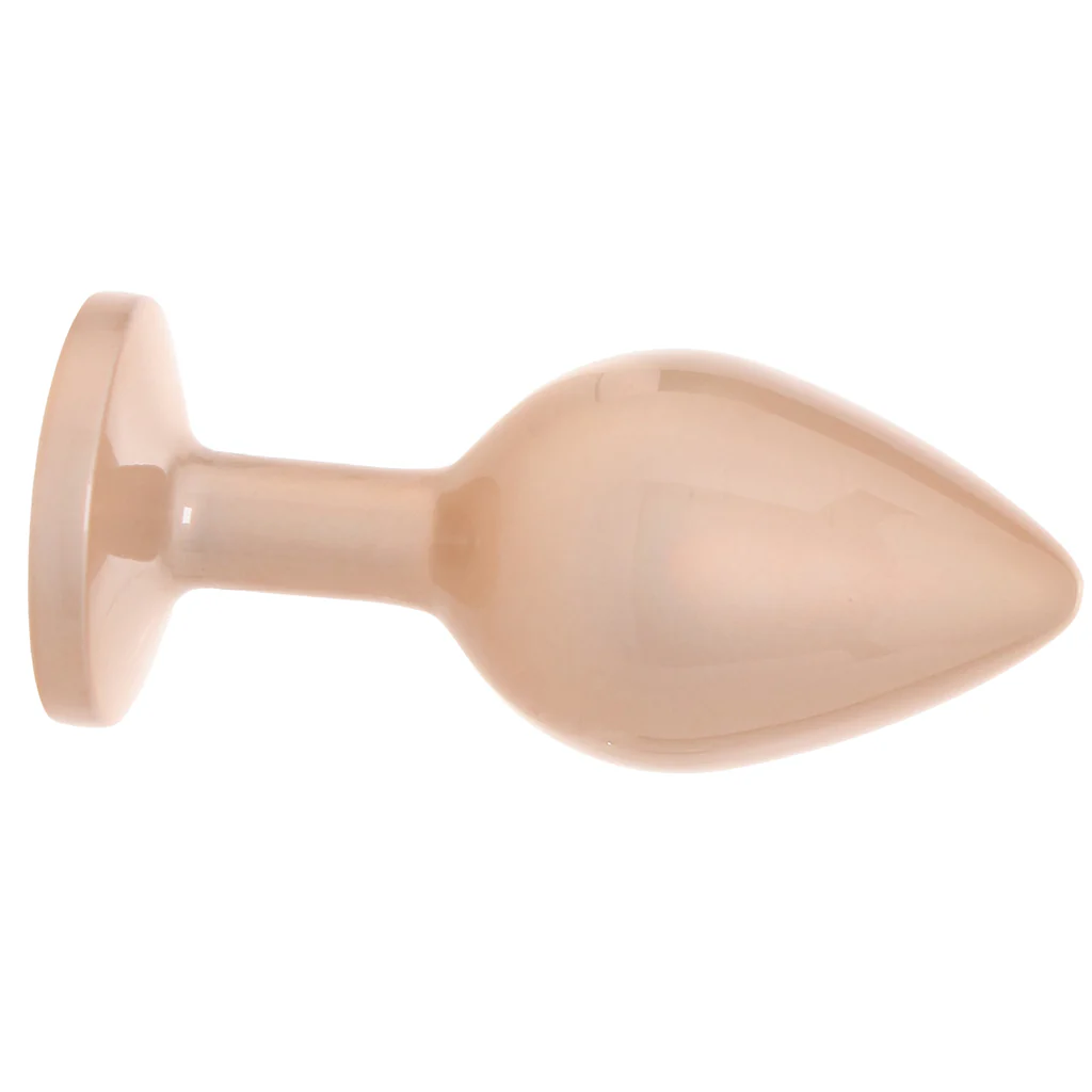 Rear Assets Medium Metal Butt Plug in Champagne - Image 7
