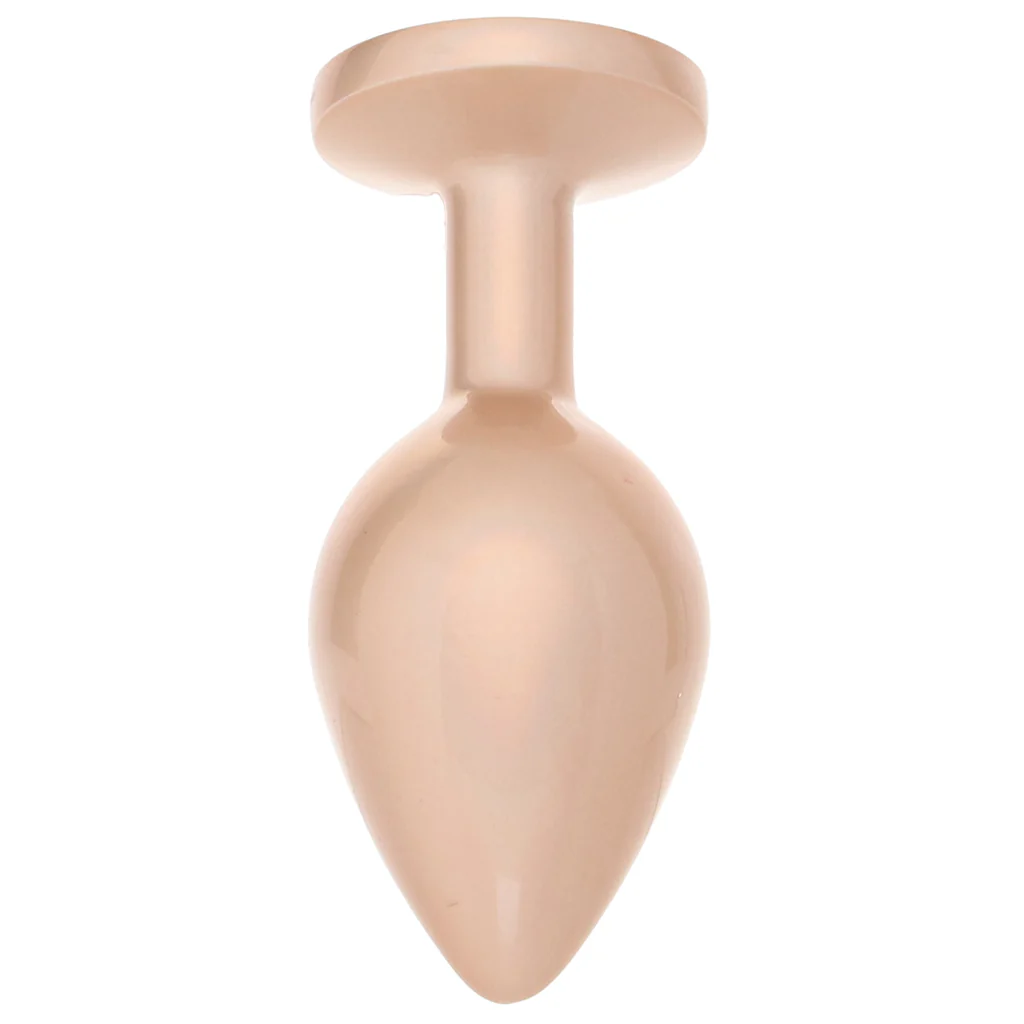 Rear Assets Medium Metal Butt Plug in Champagne - Image 8