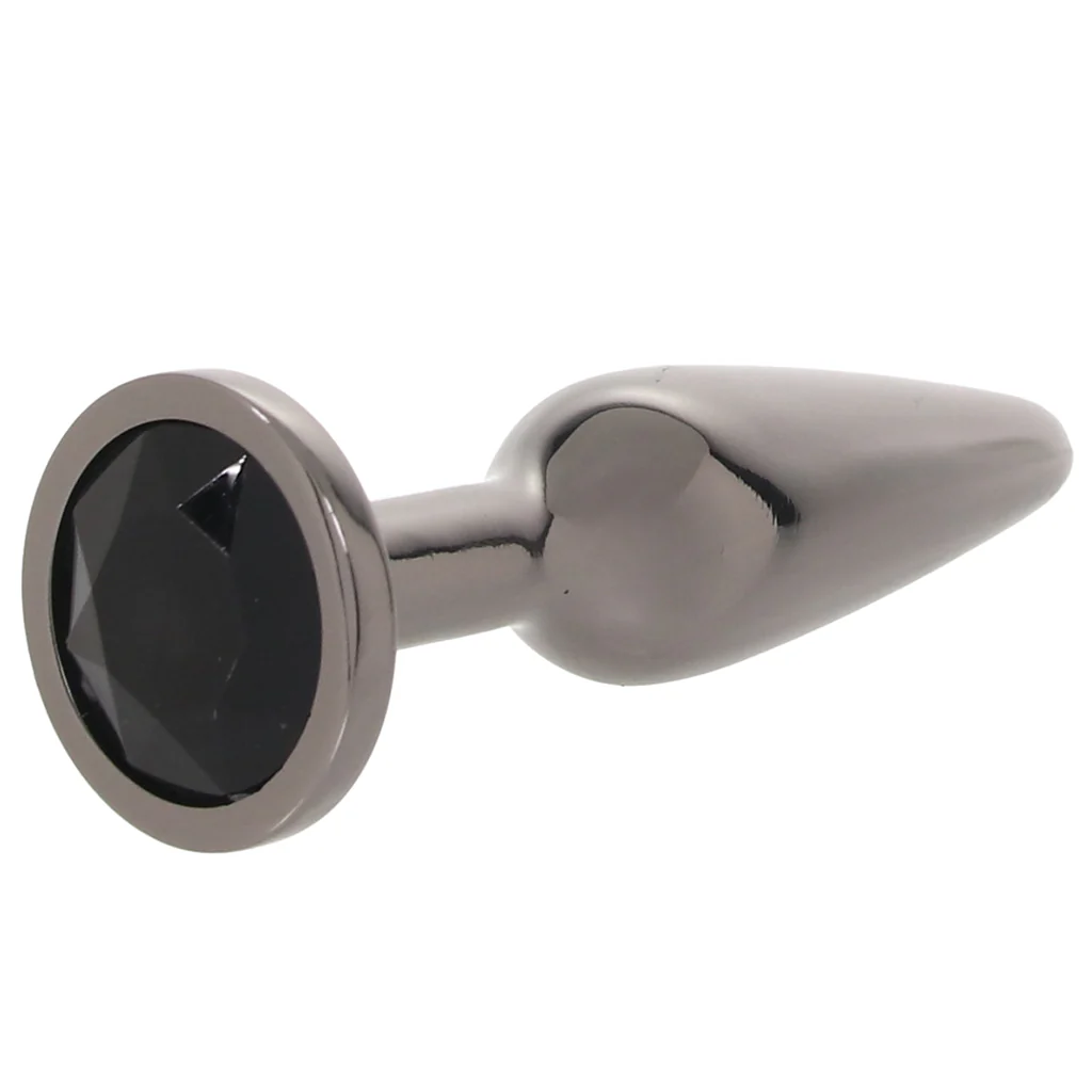 Rear Assets Medium Tapered Butt Plug in Gunmetal - Image 6