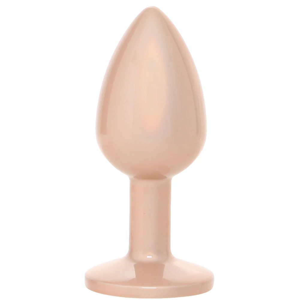 Rear Assets Small Metal Butt Plug in Champagne - Image 3