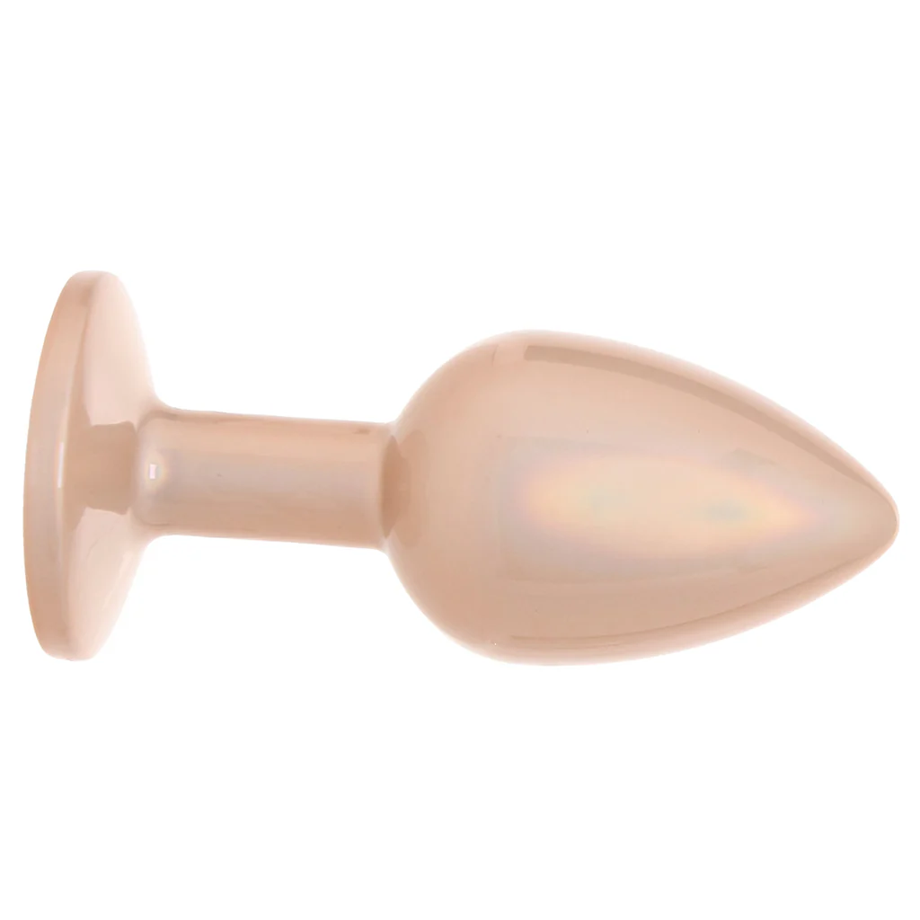 Rear Assets Small Metal Butt Plug in Champagne - Image 7