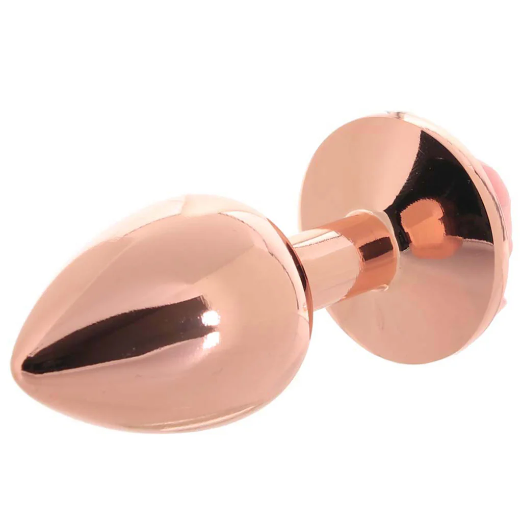 Rear Assets Small Rose Aluminum Plug in Rose/Pink - Image 2