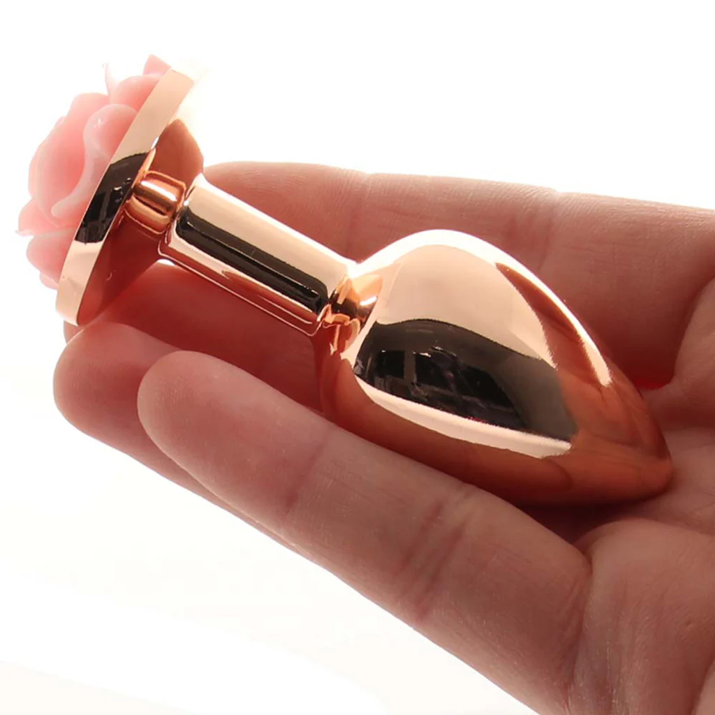Rear Assets Small Rose Aluminum Plug in Rose/Pink - Image 4