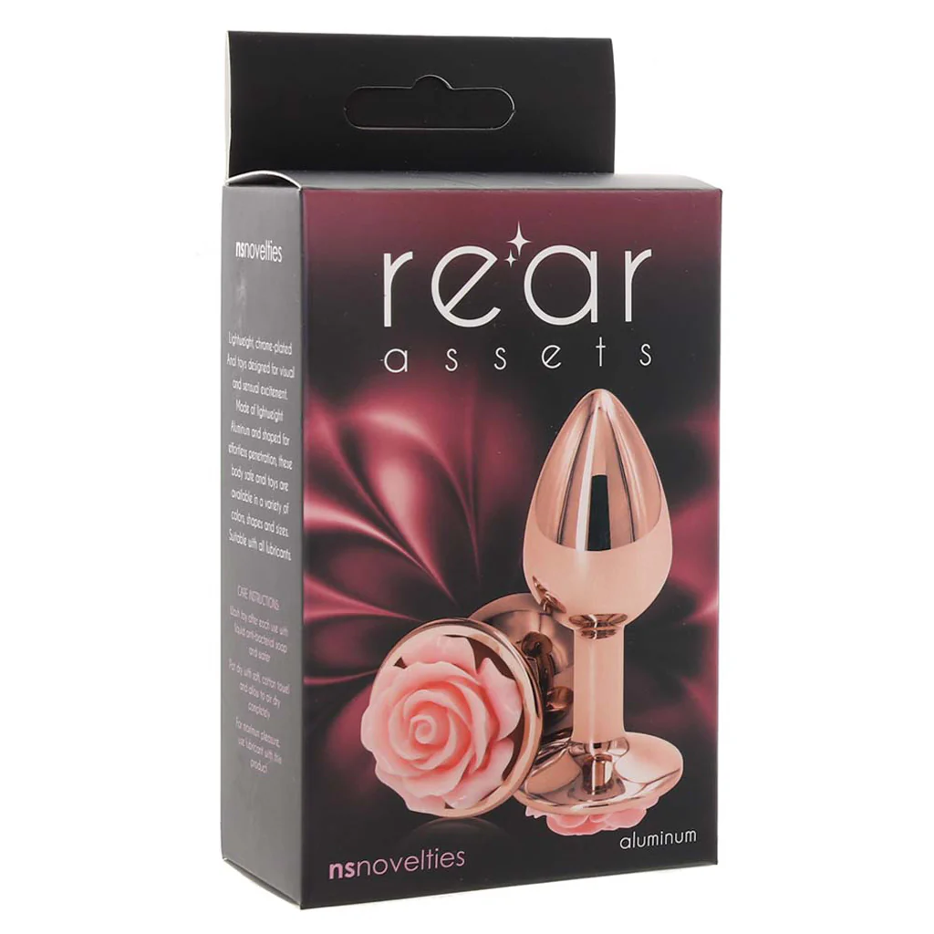 Rear Assets Small Rose Aluminum Plug in Rose/Pink - Image 6