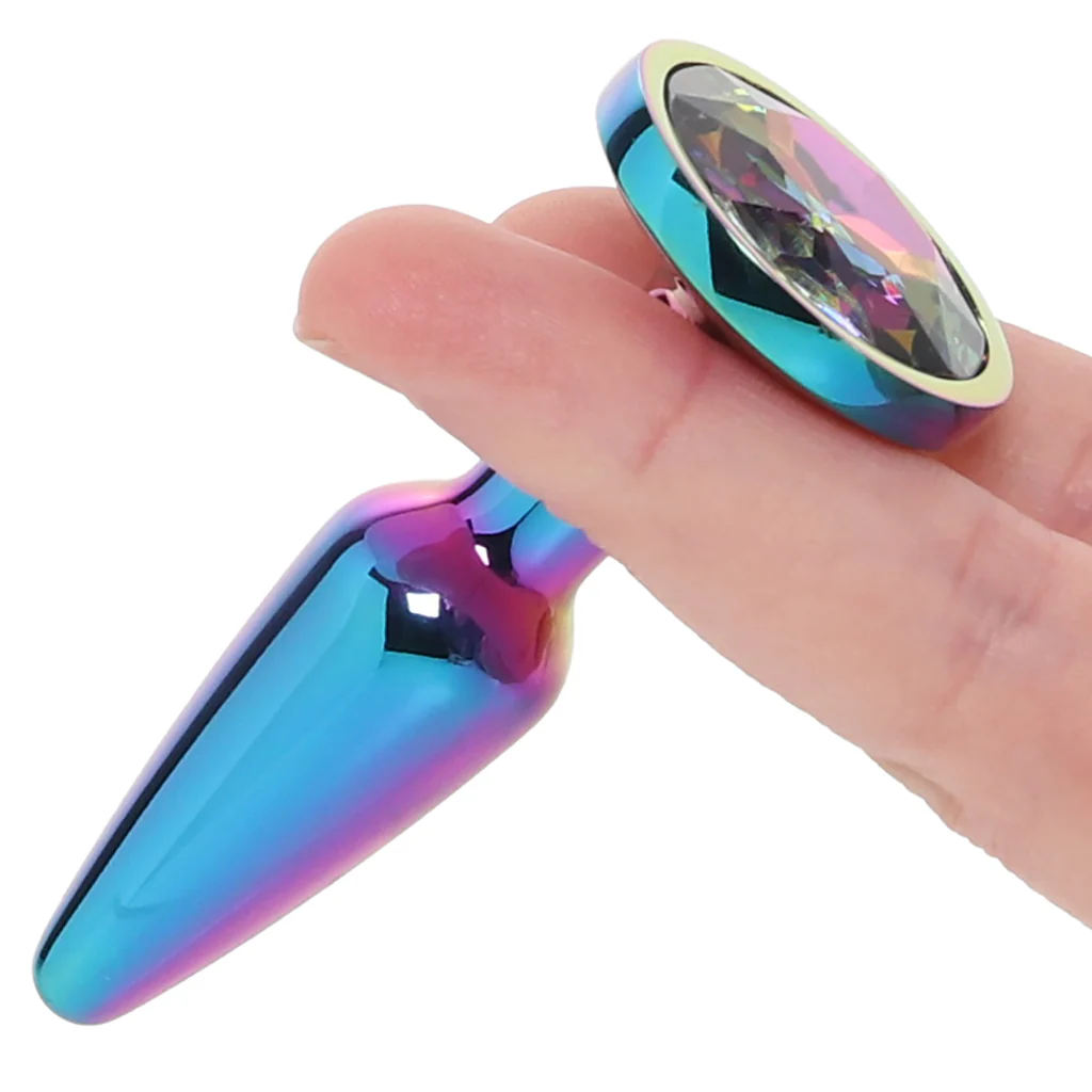 Rear Assets Small Tapered Butt Plug in Multicolour - Image 7