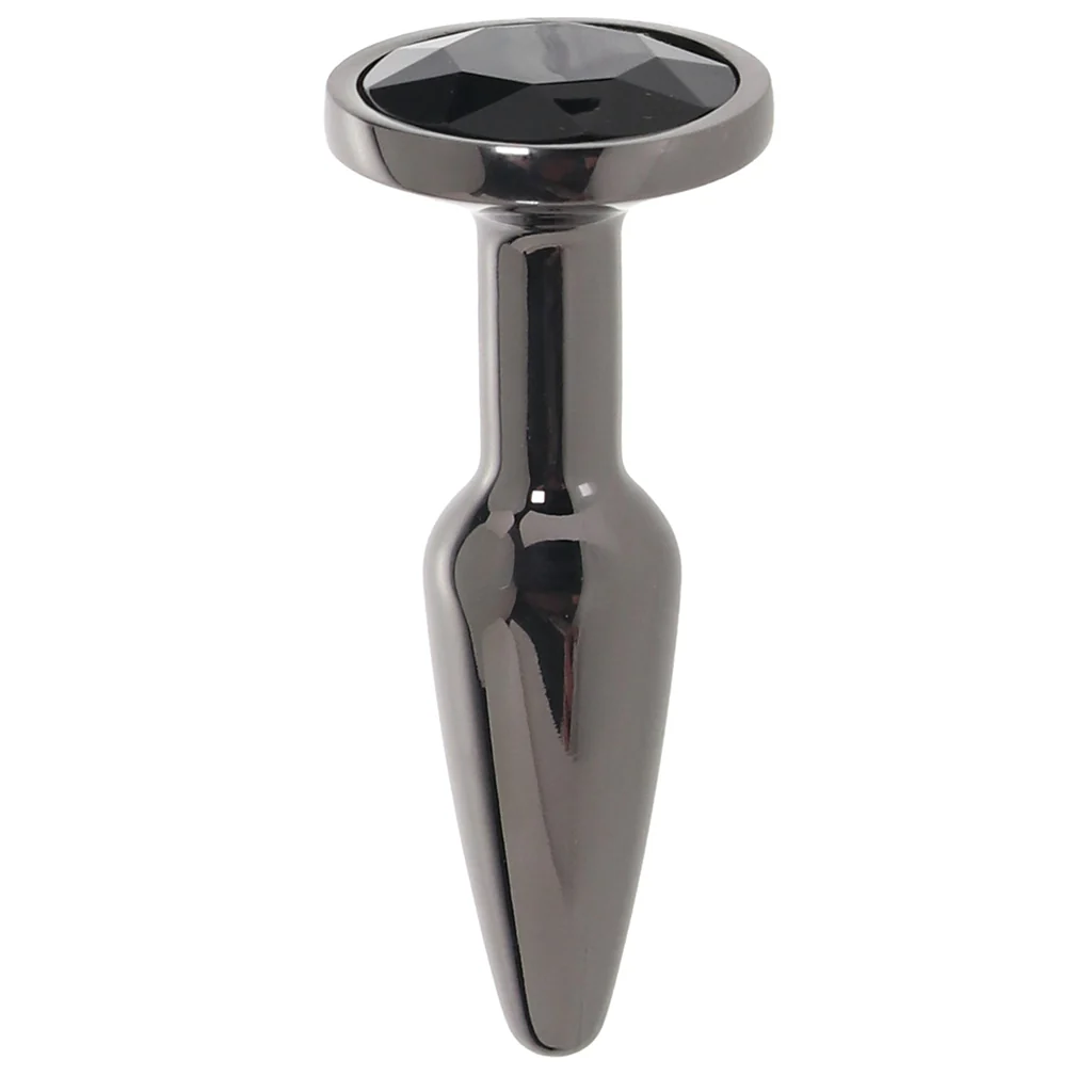 Rear Assets Small Tapered Butt Plug in Gunmetal - Image 5