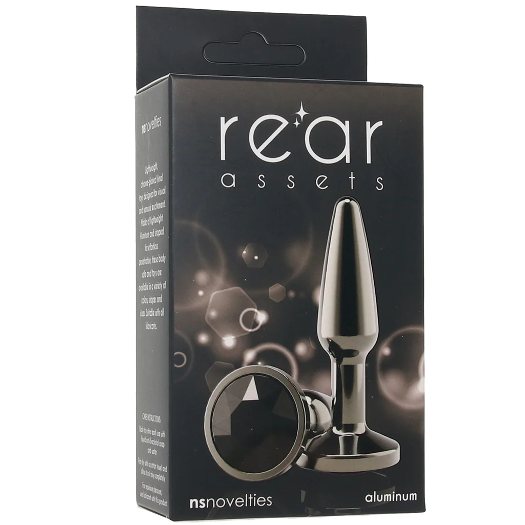 Rear Assets Small Tapered Butt Plug in Gunmetal - Image 9