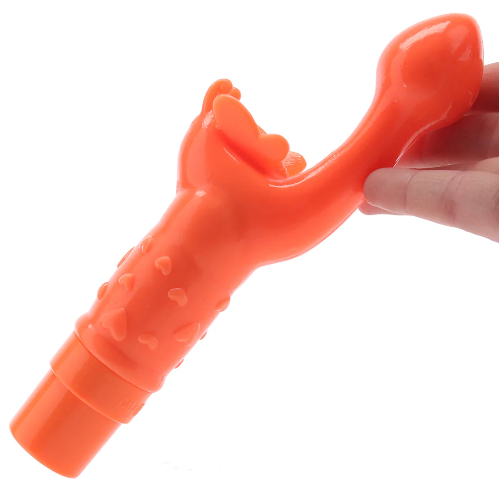 Rechargeable Butterfly Kiss Vibe in Orange - Image 4