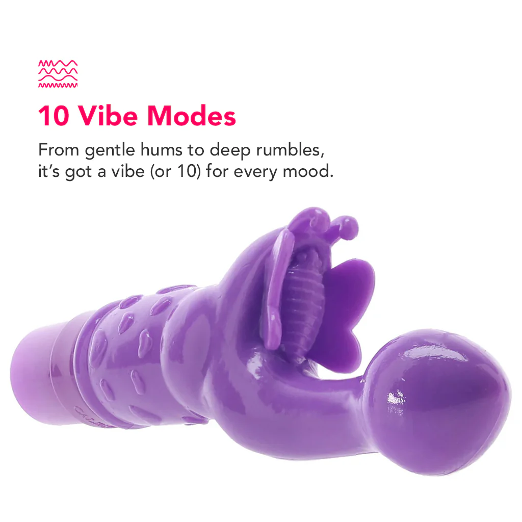 Rechargeable Butterfly Kiss Vibe in Purple - Image 2