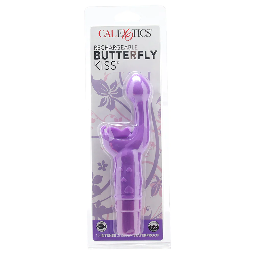 Rechargeable Butterfly Kiss Vibe in Purple - Image 6