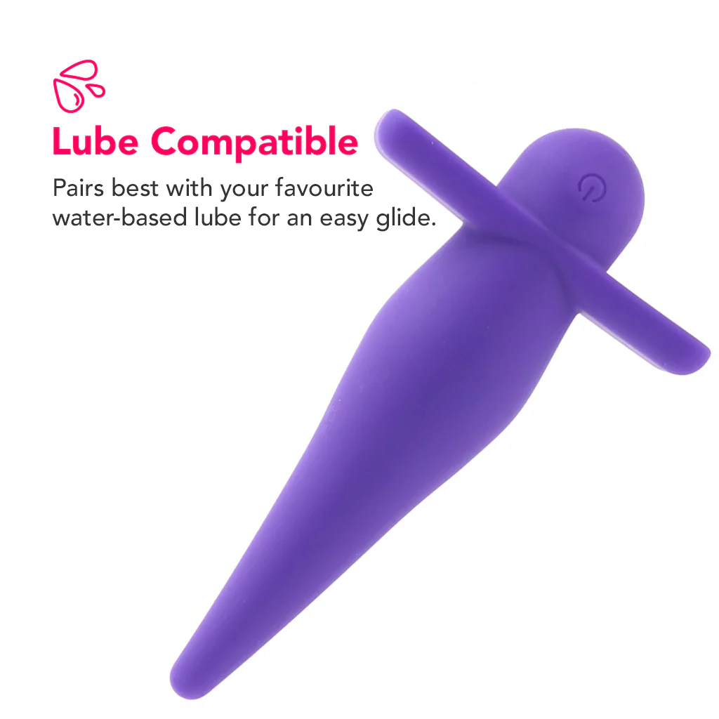 Rechargeable High Intensity Anal Probe in Purple - Image 3