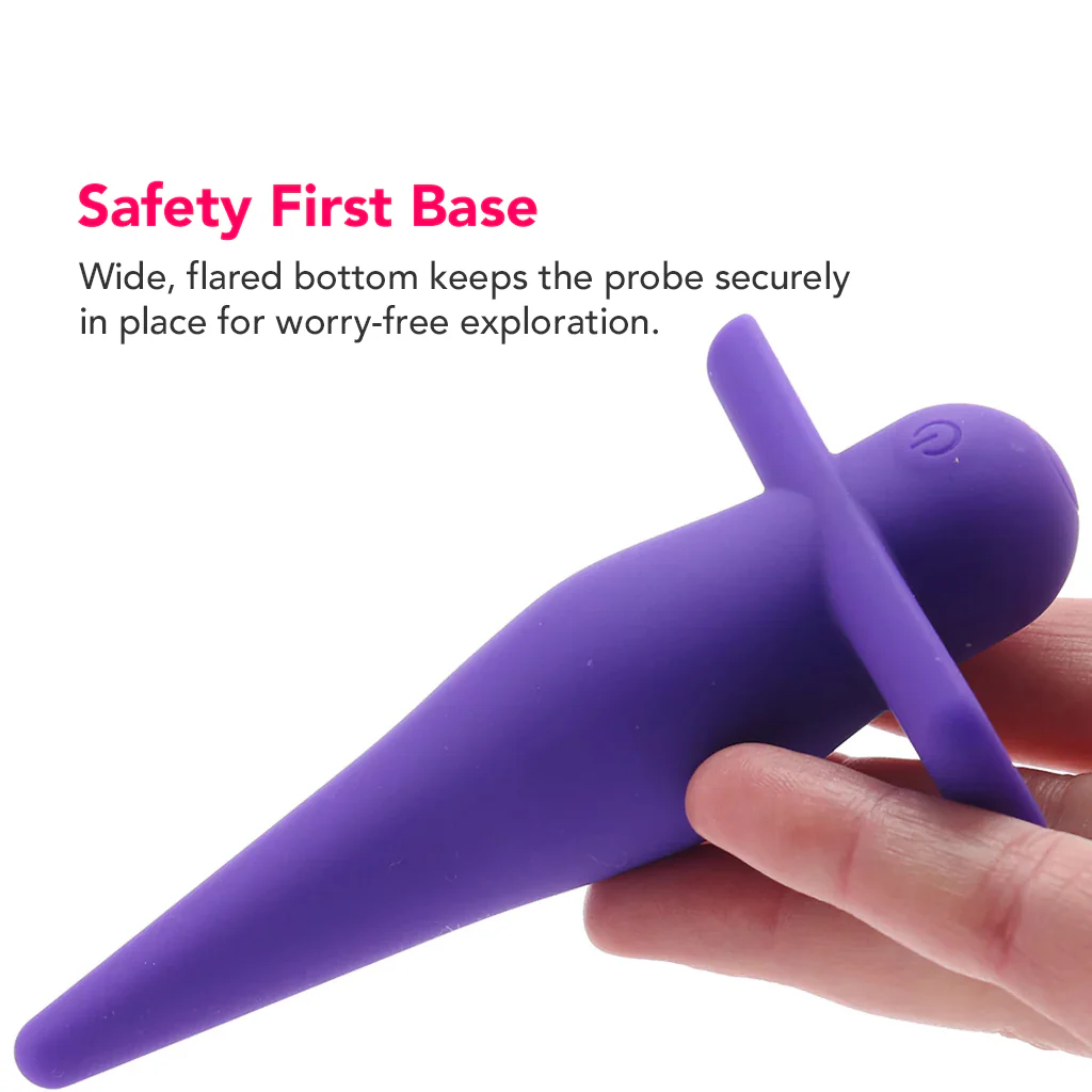 Rechargeable High Intensity Anal Probe in Purple - Image 4