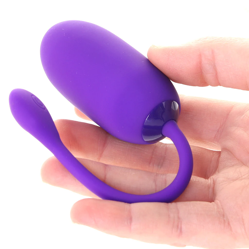 Starter Rechargeable Silicone Kegel Ball in Purple - Image 4