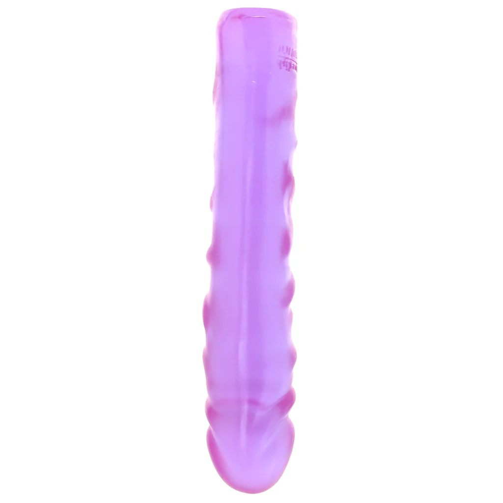 Reflective Gel 7.5 Inch Jr. Dildo in Purple - Image 5