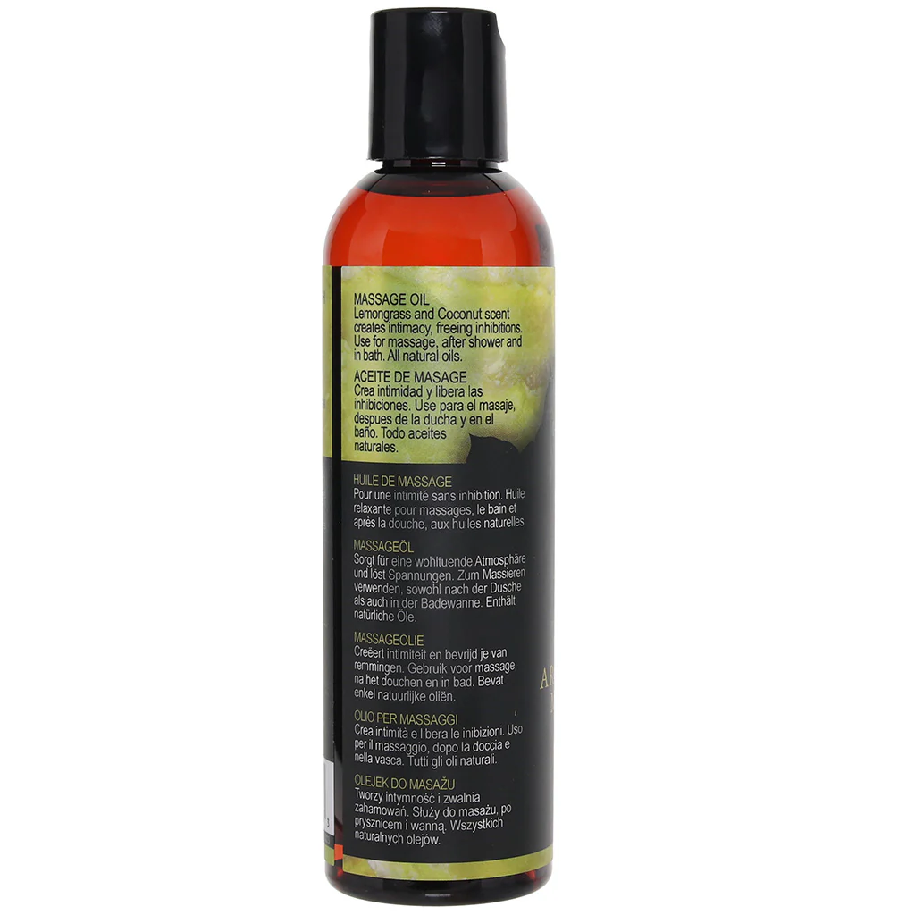 Relax Massage Oil 4oz/120ml in Lemongrass & Coconut - Image 8