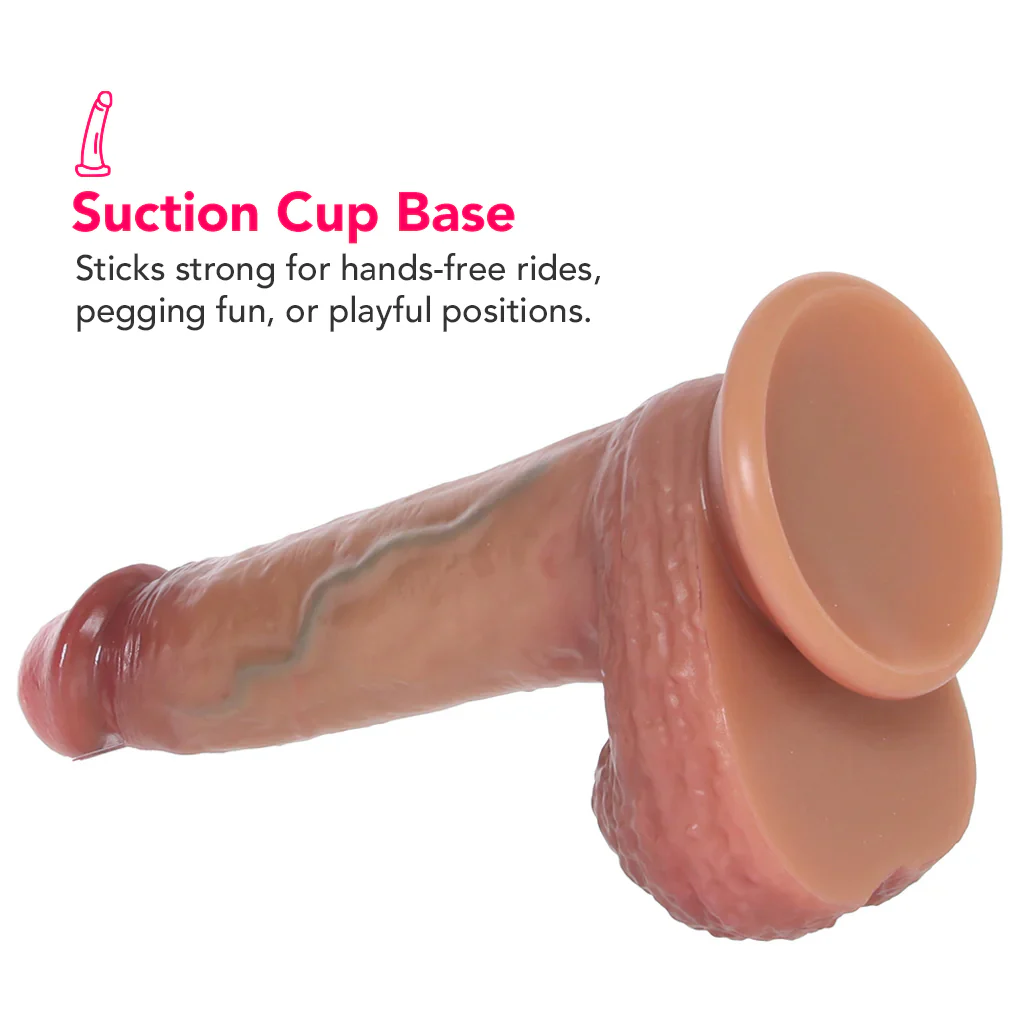 Renaissance Raphael 9.5 Inch Sliding Foreskin Dildo - Image 5