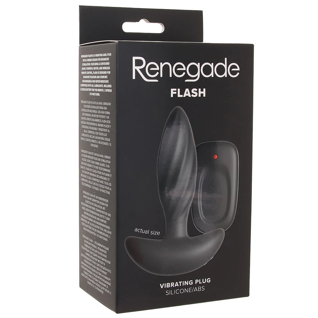 Renegade Flash Vibrating Butt Plug - Image 9