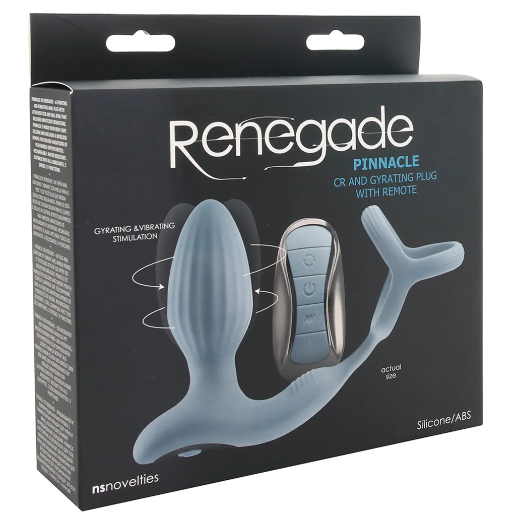 Renegade Pinnacle Cock Ring and Gyrating Plug - Image 6