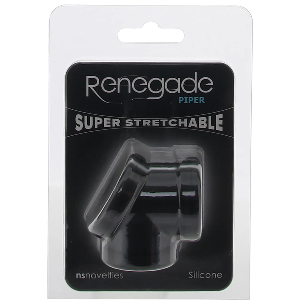 Renegade Piper Cock & Ball Ring in Black - Image 6