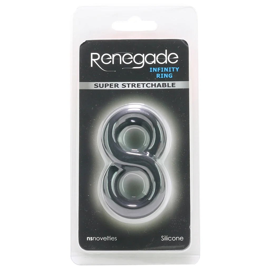 Renegade Super Stretchable Infinity Ring in Black - Image 6