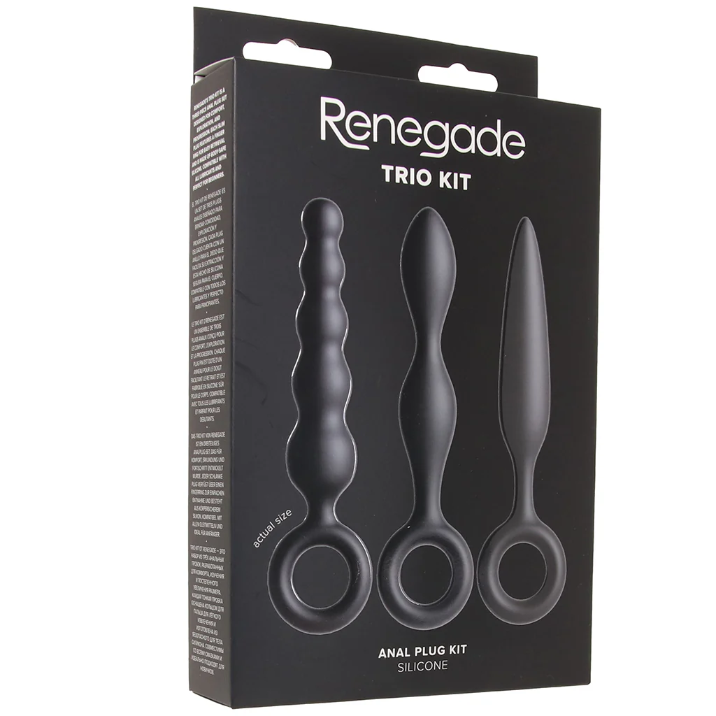 Renegade Trio 3 Piece Butt Plug Set - Image 9