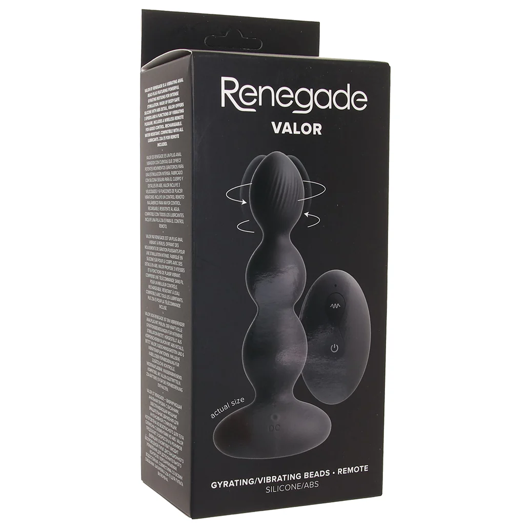 Renegade Valor Gyrating & Vibrating Beaded Plug - Image 9