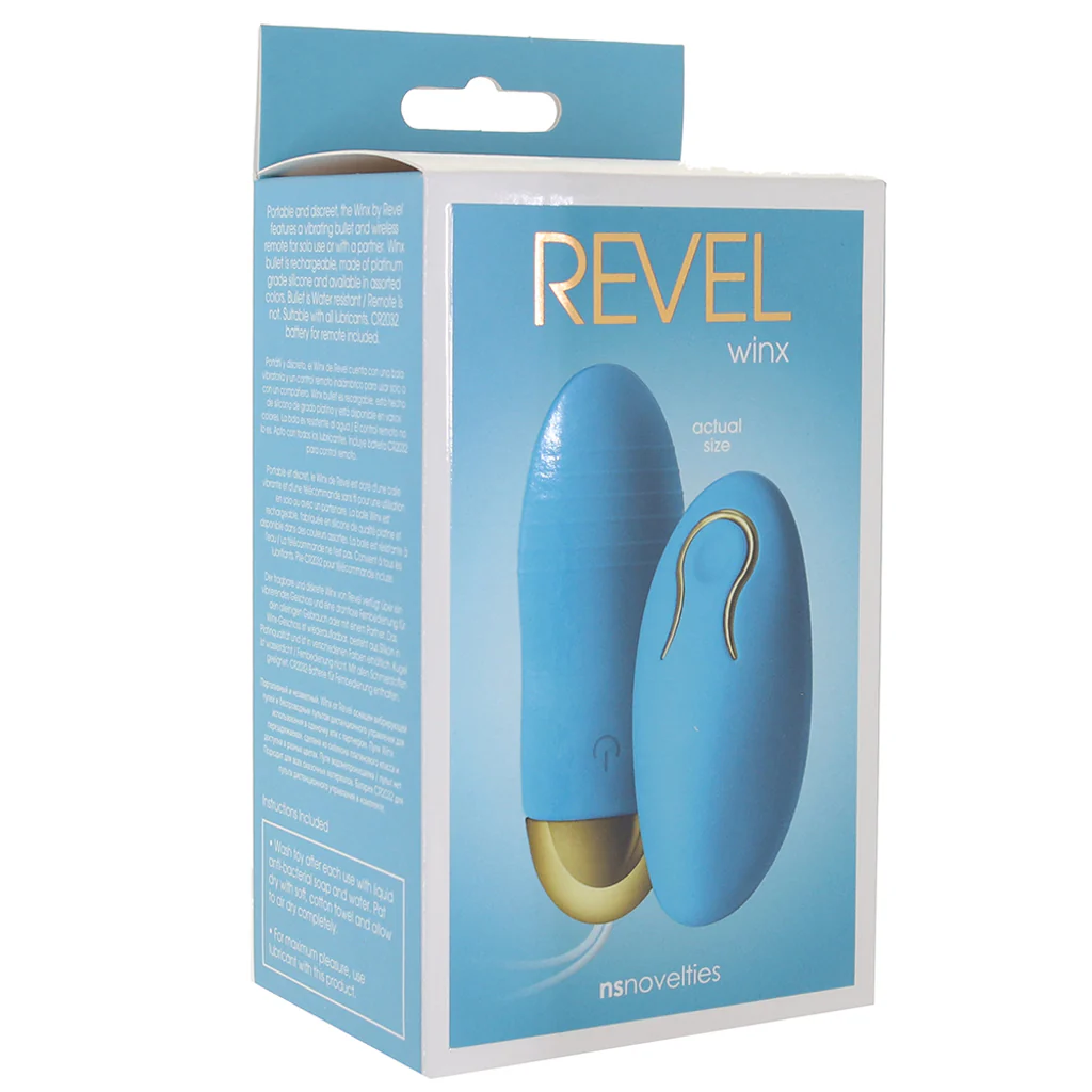 Revel Winx Remote Bullet Vibe in Blue - Image 6