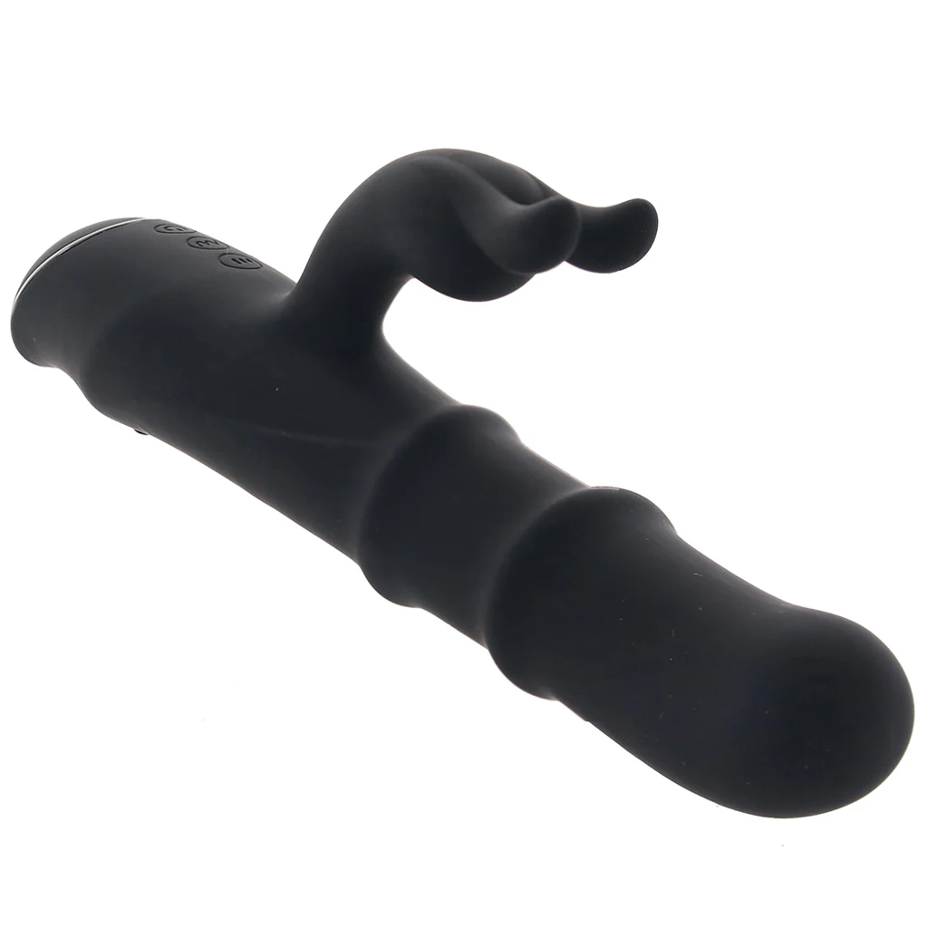 Ringmaster Sliding Rabbit Vibe in Black - Image 2