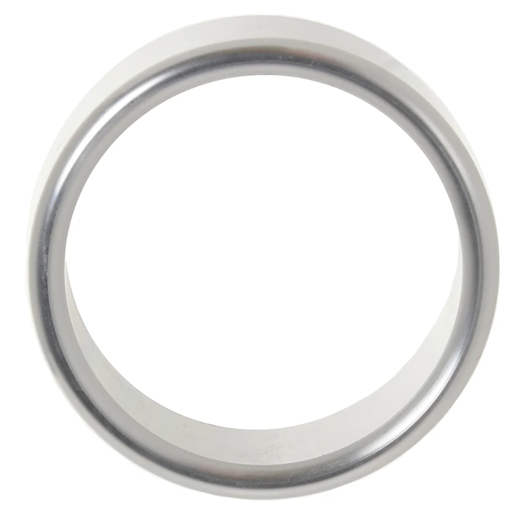 Rock Solid The Brushed Alloy Cock Ring in X-Large - Image 8