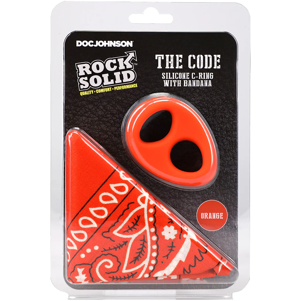 Rock Solid The Code C-Ring and Bandana Set in Orange - Image 9