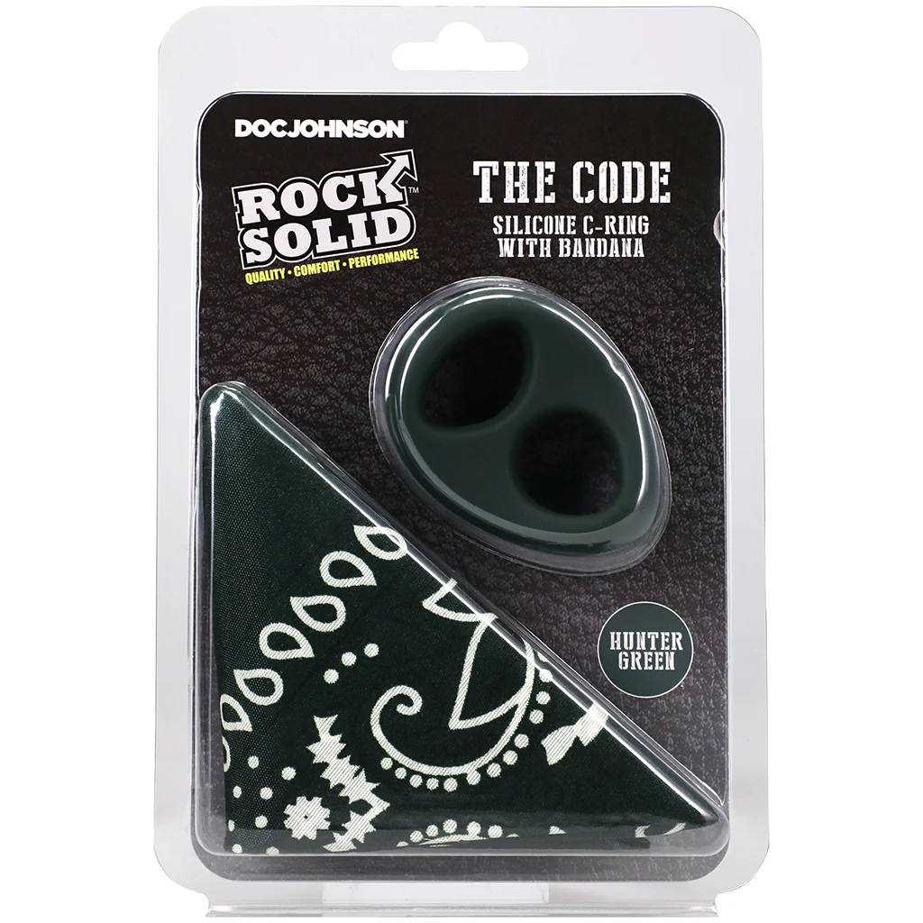 Rock Solid The Code C-Ring and Bandana Set in Hunter Green - Image 9