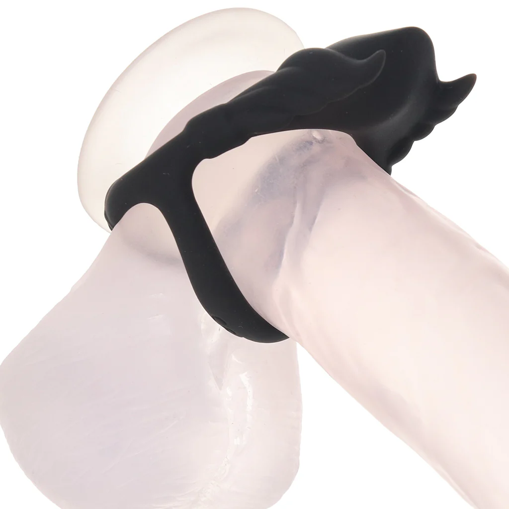 Rocky Silicone Vibrating Dual C-Ring - Image 2