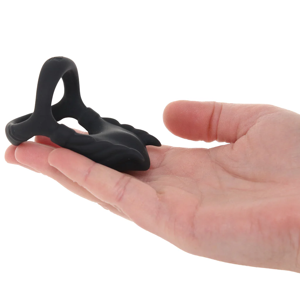 Rocky Silicone Vibrating Dual C-Ring - Image 4