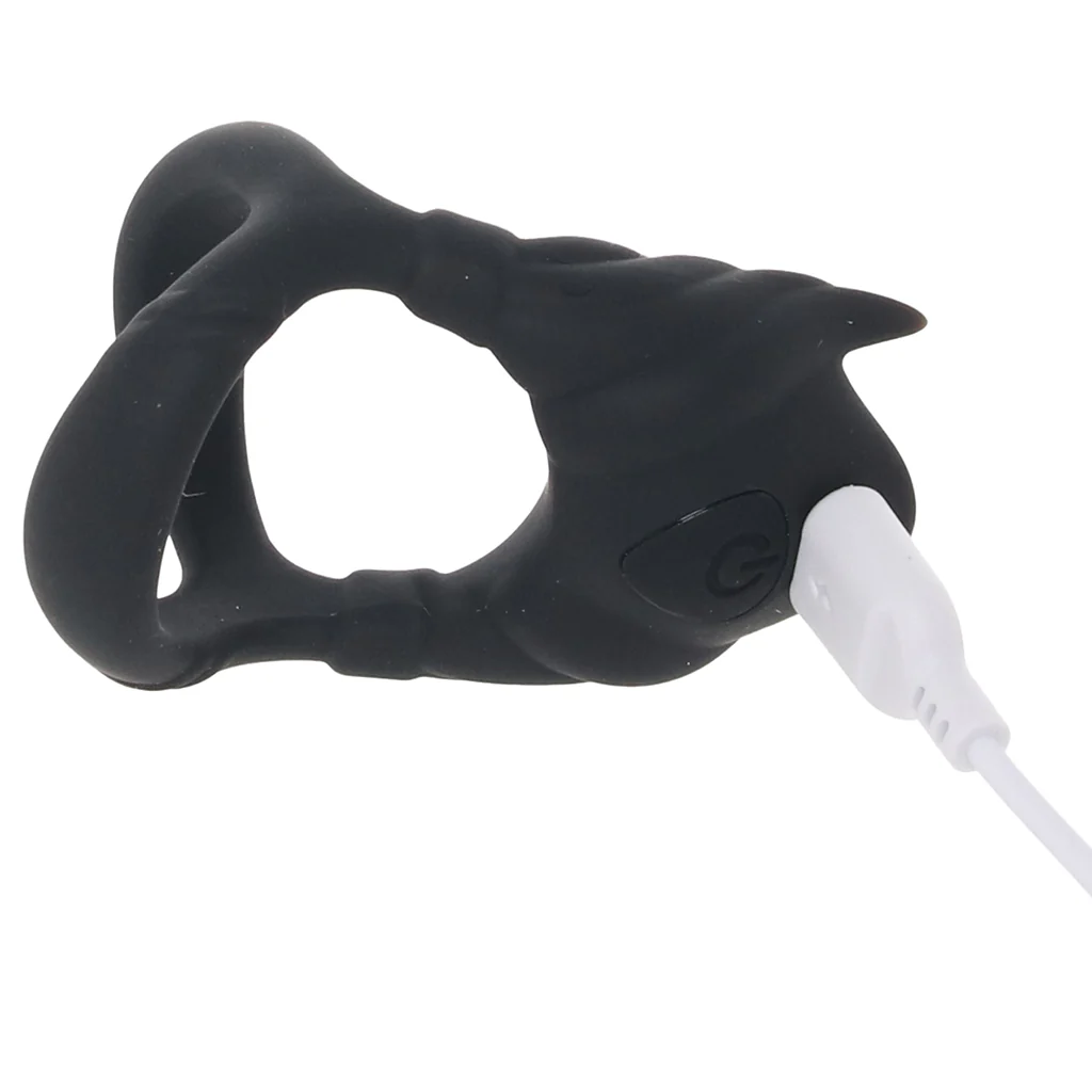 Rocky Silicone Vibrating Dual C-Ring - Image 6