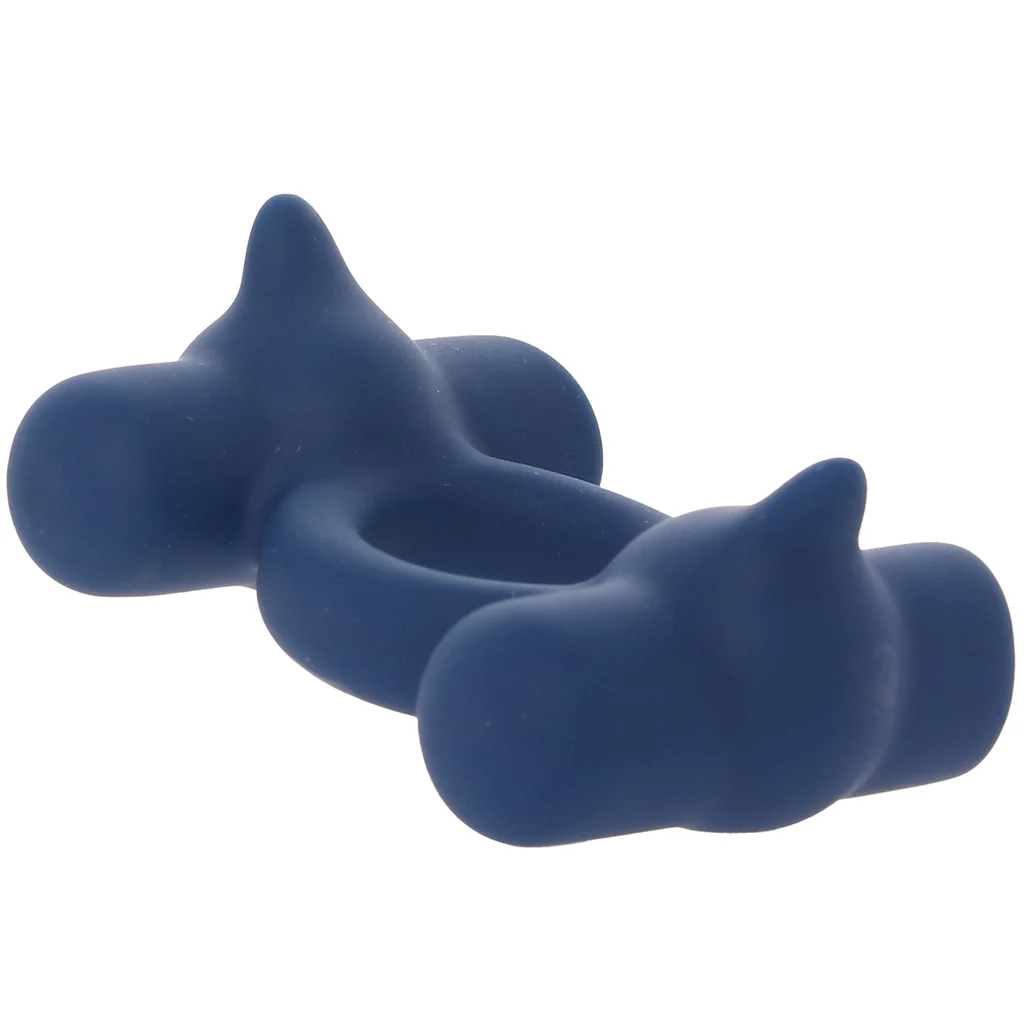Ronan Dual Vibrating Liquid Silicone C-Ring - Image 3