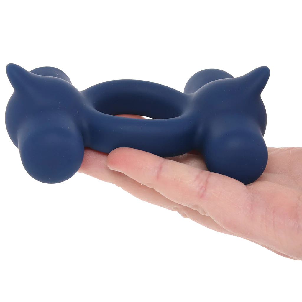 Ronan Dual Vibrating Liquid Silicone C-Ring - Image 4