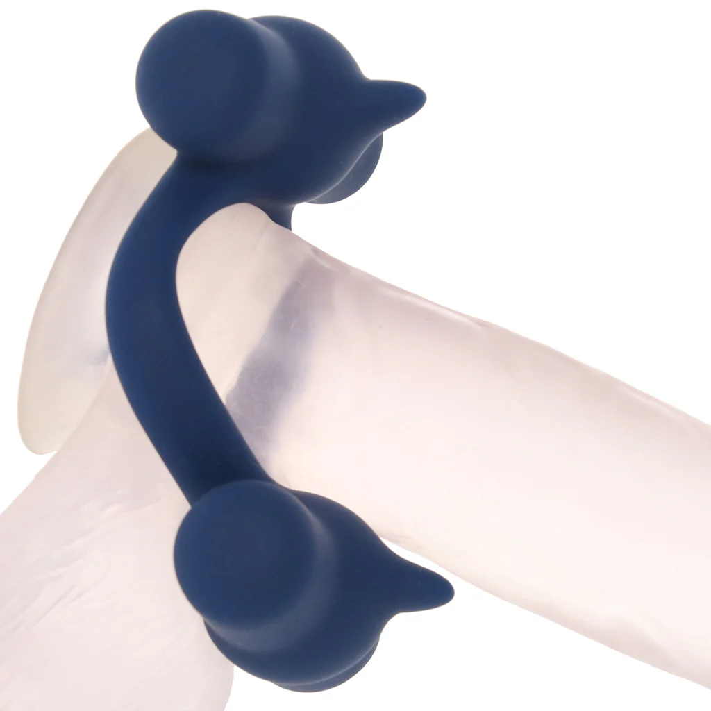 Ronan Dual Vibrating Liquid Silicone C-Ring - Image 5
