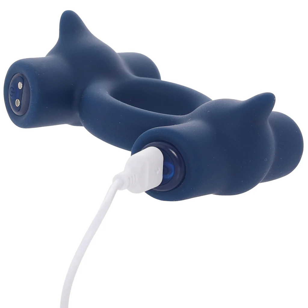 Ronan Dual Vibrating Liquid Silicone C-Ring - Image 7